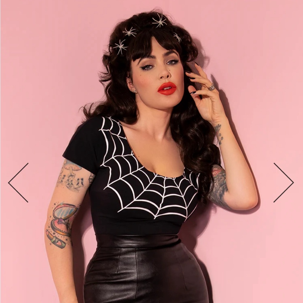 Vixen By Michelline Pitt Man Trap Spiderweb 🕸️ Top